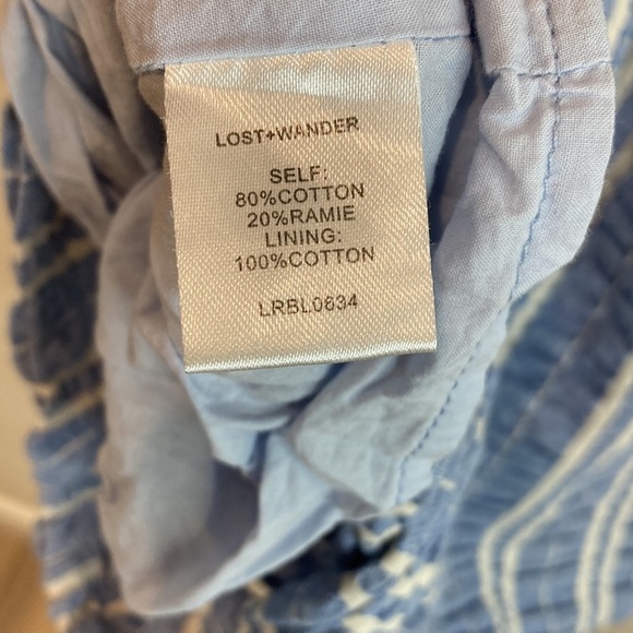 Lost + Wander Waves Stripe Tie Front Romper - Picture 11 of 11